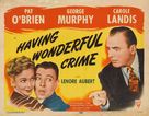 Having Wonderful Crime - Movie Poster (xs thumbnail)
