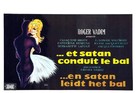 Et Satan conduit le bal - Belgian Movie Poster (xs thumbnail)