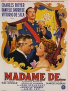 Madame de... - Belgian Movie Poster (xs thumbnail)