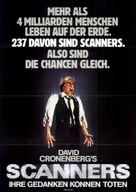 Scanners - German Movie Poster (xs thumbnail)