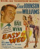 Easy to Wed - Theatrical movie poster (xs thumbnail)