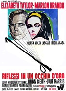 Reflections in a Golden Eye - Italian Movie Poster (xs thumbnail)