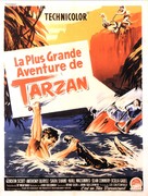 Tarzan&#039;s Greatest Adventure - French Movie Poster (xs thumbnail)
