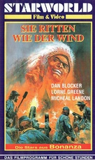 Bonanza: Ride the Wind - German VHS movie cover (xs thumbnail)