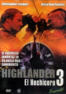 Highlander III: The Sorcerer - Argentinian DVD movie cover (xs thumbnail)