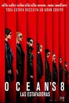 Ocean&#039;s 8 - Argentinian Movie Poster (xs thumbnail)