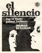 Tystnaden - Spanish Movie Poster (xs thumbnail)