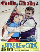 Rebel in Town - Italian Movie Poster (xs thumbnail)