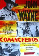 The Comancheros - Swedish Movie Poster (xs thumbnail)