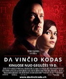 The Da Vinci Code - Lithuanian Movie Poster (xs thumbnail)
