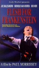 Flesh for Frankenstein - VHS movie cover (xs thumbnail)