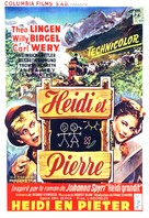 Heidi und Peter - Belgian Movie Poster (xs thumbnail)