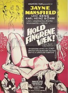 Too Hot to Handle - Danish Movie Poster (xs thumbnail)