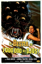 The Beast with a Million Eyes - Argentinian Movie Poster (xs thumbnail)