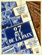 27 rue de la Paix - French Movie Poster (xs thumbnail)