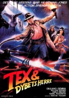 Tex e il signore degli abissi - Danish Movie Poster (xs thumbnail)