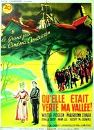 How Green Was My Valley - French Movie Poster (xs thumbnail)
