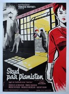 Tirez sur le pianiste - Danish Movie Poster (xs thumbnail)