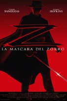 The Mask Of Zorro - Spanish Movie Poster (xs thumbnail)