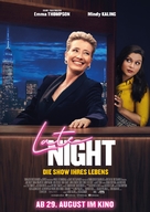 Late Night - German Movie Poster (xs thumbnail)