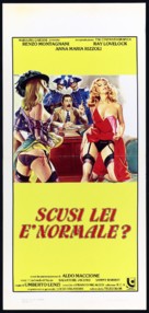 Scusi, lei &egrave; normale? - Italian Movie Poster (xs thumbnail)