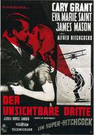 North by Northwest - German Movie Poster (xs thumbnail)