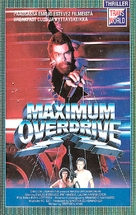 Maximum Overdrive - Finnish VHS movie cover (xs thumbnail)