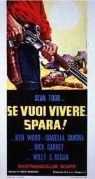 Se vuoi vivere... spara! - Italian Movie Poster (xs thumbnail)