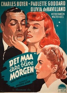 Hold Back the Dawn - Danish Movie Poster (xs thumbnail)