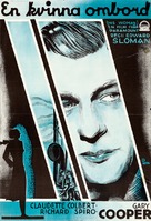 His Woman - Swedish Movie Poster (xs thumbnail)