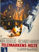 The Heroes of Telemark - Danish Movie Poster (xs thumbnail)