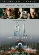 Artificial Intelligence: AI - Czech DVD movie cover (xs thumbnail)