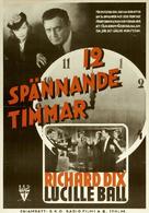 Twelve Crowded Hours - Swedish Movie Poster (xs thumbnail)