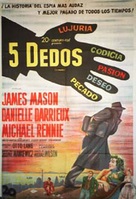 5 Fingers - Argentinian Movie Poster (xs thumbnail)