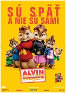 Alvin and the Chipmunks: The Squeakquel - Slovak Movie Poster (xs thumbnail)