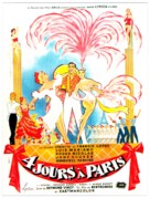 Quatre jours &agrave; Paris - French Movie Poster (xs thumbnail)