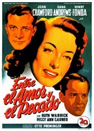 Daisy Kenyon - Spanish Movie Poster (xs thumbnail)