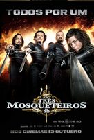 The Three Musketeers - Portuguese Movie Poster (xs thumbnail)