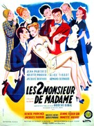 Les deux Monsieur de Madame - French Movie Poster (xs thumbnail)