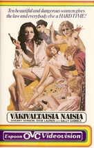 Ten Violent Women - Finnish VHS movie cover (xs thumbnail)