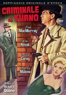 Pushover - Italian DVD movie cover (xs thumbnail)