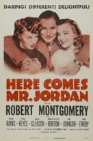 Here Comes Mr. Jordan - Re-release movie poster (xs thumbnail)