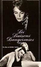 Les liaisons dangereuses - French VHS movie cover (xs thumbnail)