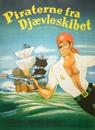 The Devil-Ship Pirates - Danish Movie Poster (xs thumbnail)