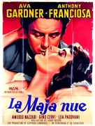 The Naked Maja - French Movie Poster (xs thumbnail)