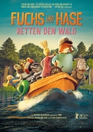 Fox &amp; Hare Save the Forest - German Movie Poster (xs thumbnail)