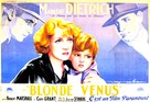 Blonde Venus - French Movie Poster (xs thumbnail)