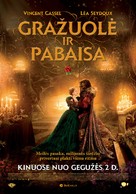 La belle &amp; la b&ecirc;te - Lithuanian Movie Poster (xs thumbnail)