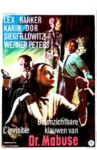 Die unsichtbaren Krallen des Dr. Mabuse - Belgian Movie Poster (xs thumbnail)