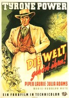The Mississippi Gambler - German Movie Poster (xs thumbnail)